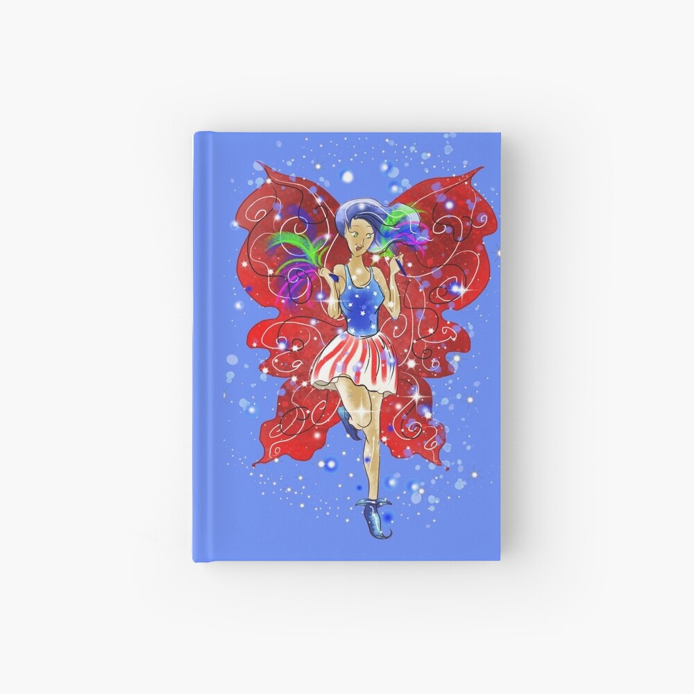 Patriotic Patsy The 4th Of July Fairy™ Hardcover Journal