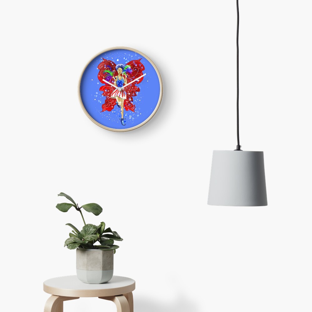 Patriotic Patsy The 4th Of July Fairy™ Clock
