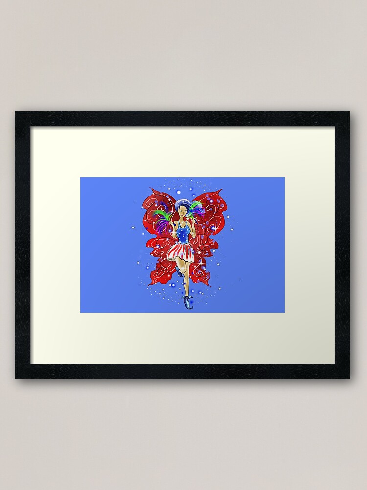 Alternate view of Patriotic Patsy The 4th Of July Fairy™ Framed Art Print