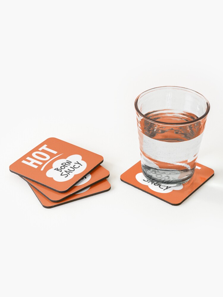 Thumbnail 2 of 5, Coasters (Set of 4), Taco Bell Hot Sauce designed and sold by AliceCorsairs.
