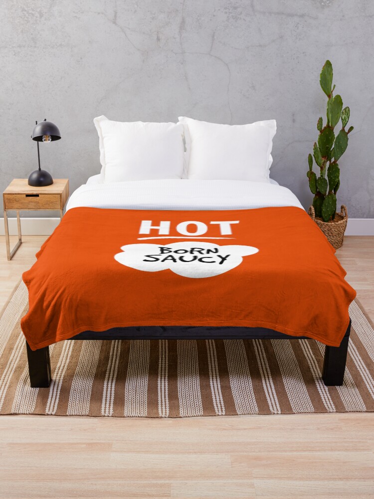 Taco Bell Hot Sauce Throw Blanket for Sale by AliceCorsairs Redbubble