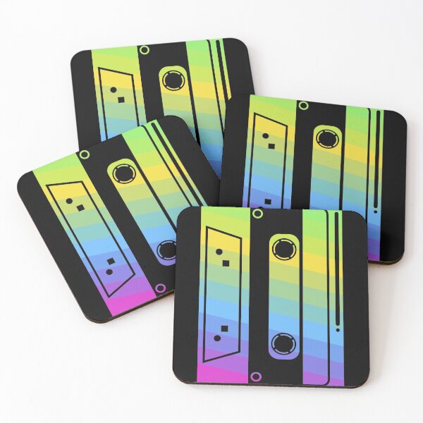 Item preview, Retro Cassette Tape product | 80s and 90s Neon Party Tee designed and sold by Lisbob.