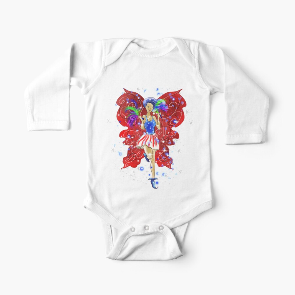 Patriotic Patsy The 4th Of July Fairy™ Baby One-Piece