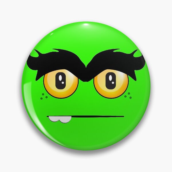 Item preview, Cute Monster Face With Big Eyes Thick Eyebrow designed and sold by Bill Shearer.