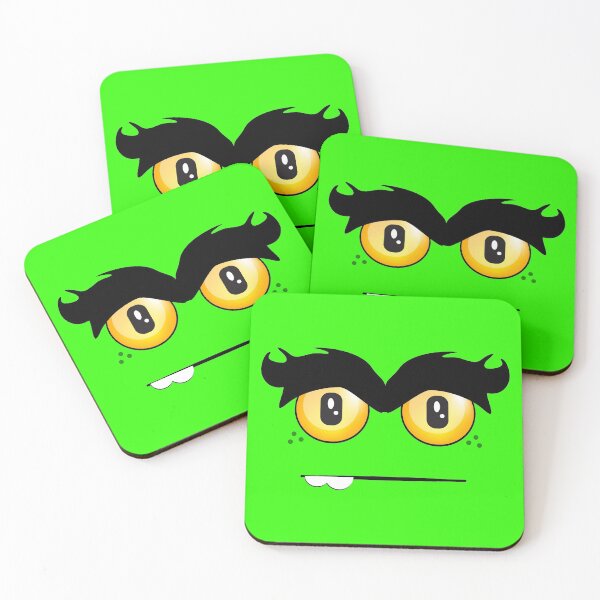 Item preview, Cute Monster Face With Big Eyes Thick Eyebrow designed and sold by Bill Shearer.