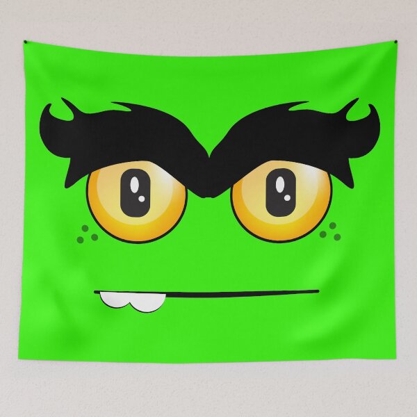 Item preview, Cute Monster Face With Big Eyes Thick Eyebrow designed and sold by Bill Shearer.