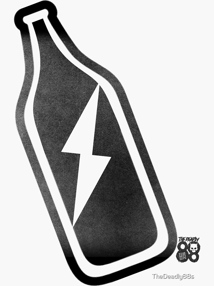 "CATCHING LIGHTNING IN A BOTTLE, THE TIME IS NOW" Sticker for Sale by TheDeadly88s Redbubble