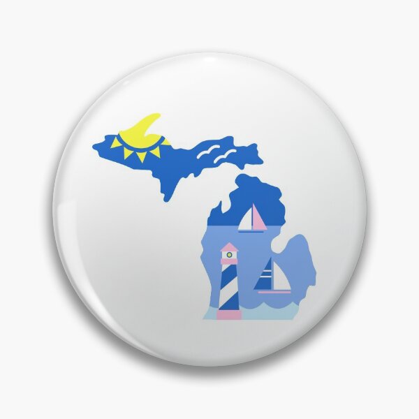Item preview, Michigan Sailboats and Lighthouse designed and sold by CoralFoxDesigns.