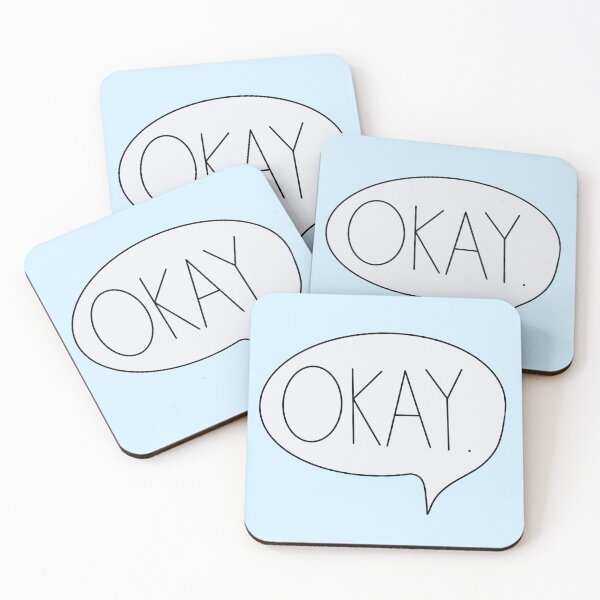 Item preview, Okay (text message) designed and sold by Keeping Art Heavenly.