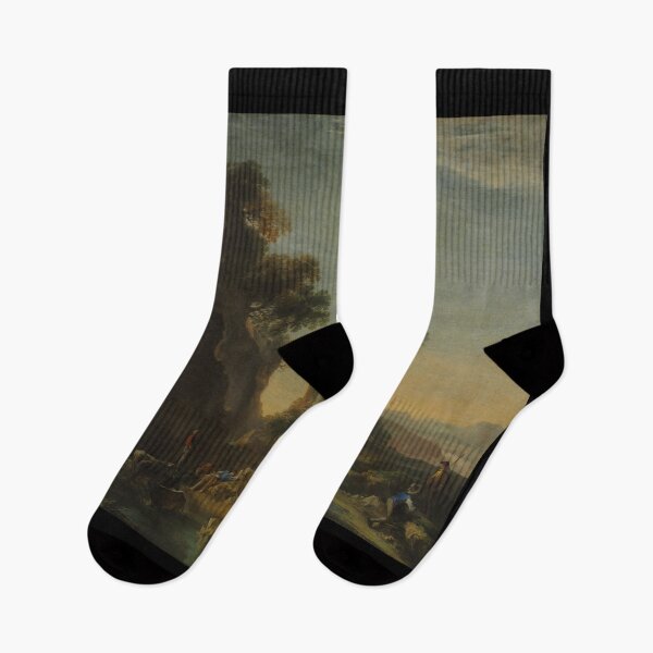Item preview, Ruins in a Rocky Landscape (Rosa) designed and sold by ArtHistorical.