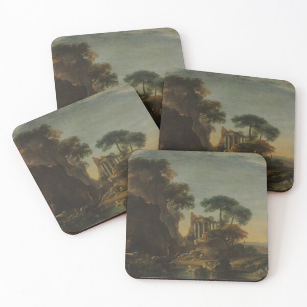 Item preview, Ruins in a Rocky Landscape (Rosa) designed and sold by ArtHistorical.