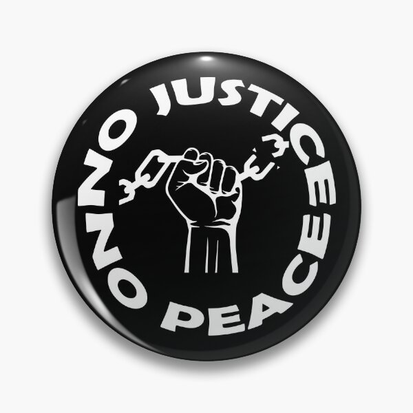 Item preview, no Justice no Peace designed and sold by Skeptikon.