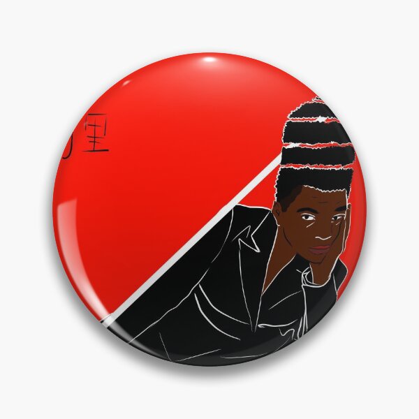 Item preview, Black karate red pose designed and sold by chillbladez.