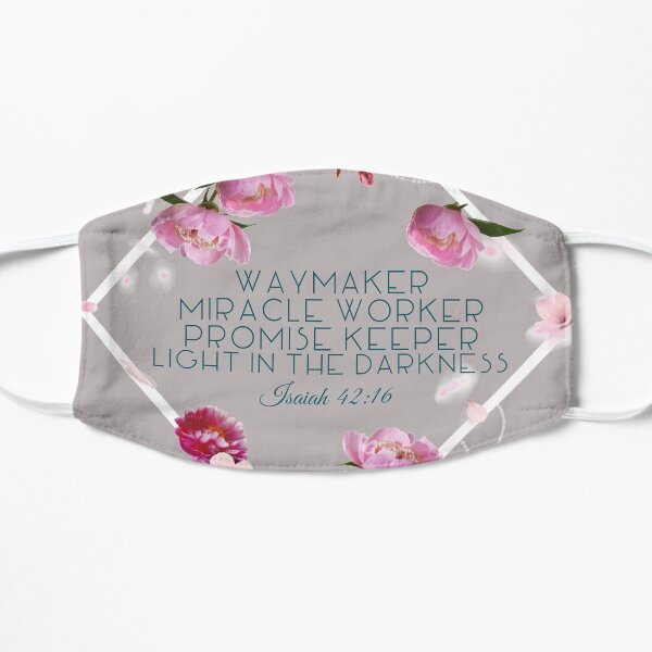 Waymaker Miracle Worker Promise Keeper Isaiah 42:16 Mask