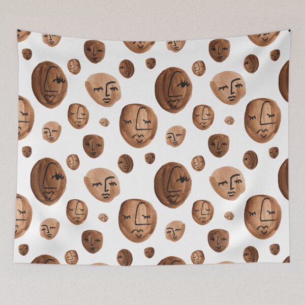 Item preview, Abstract Watercolor Melanin Portraits designed and sold by Kristen Lucero.