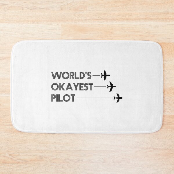 Item preview, World's Okayest Pilot designed and sold by kindxinn.
