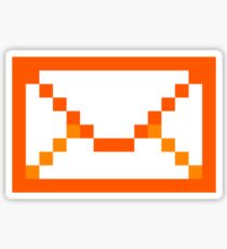 Orangered mail Sticker
