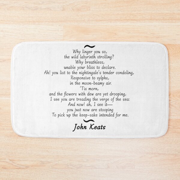 Item preview, John Keats ~ To Some Ladies  designed and sold by Krystal  Thomas.