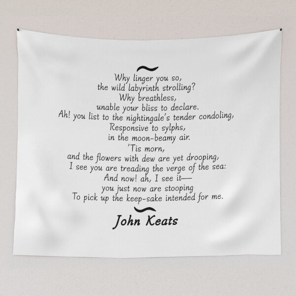 Item preview, John Keats ~ To Some Ladies  designed and sold by Krystal  Thomas.