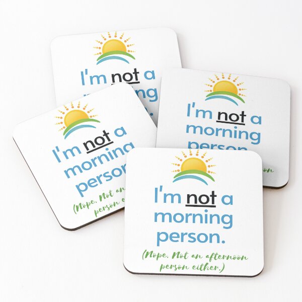 Item preview, I'm NOT a morning person designed and sold by Larchar.