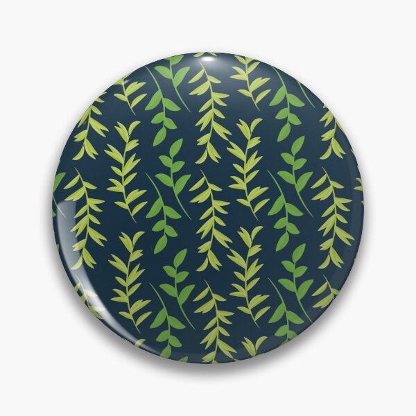 Item preview, Green Leaf Pattern Print - Blue designed and sold by alainakozyart.