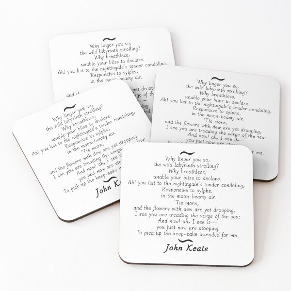 Item preview, John Keats ~ To Some Ladies  designed and sold by Krystal  Thomas.
