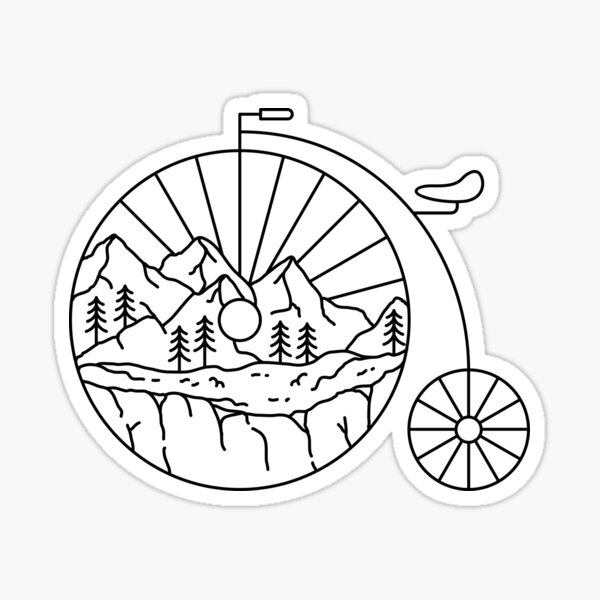 adventure sticker for bike