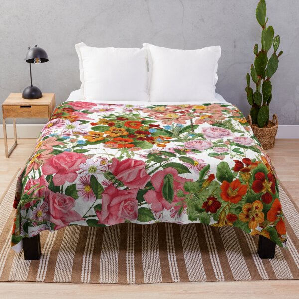 Item preview, Floral pattern on white background designed and sold by MariaMarinova.