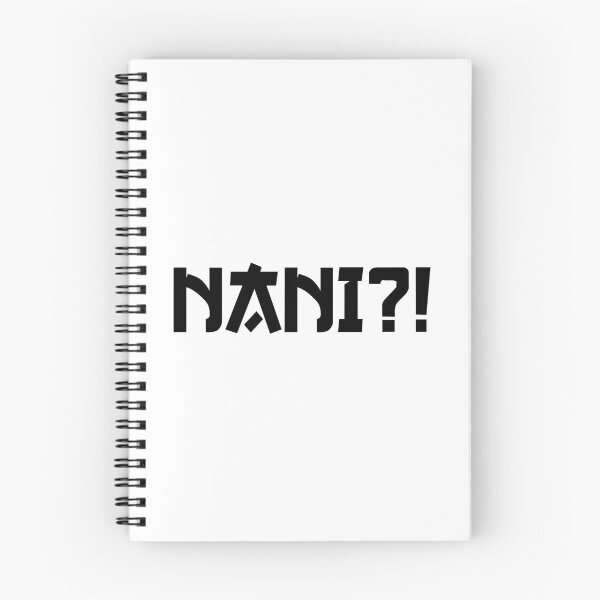Item preview, NANI ?! (japanese style letter) - Black Letters designed and sold by AmpersandCuster.