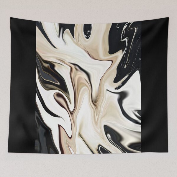 Item preview,  Abstract, black beige, bl Abstract, black beige designed and sold by fuzzyfox.