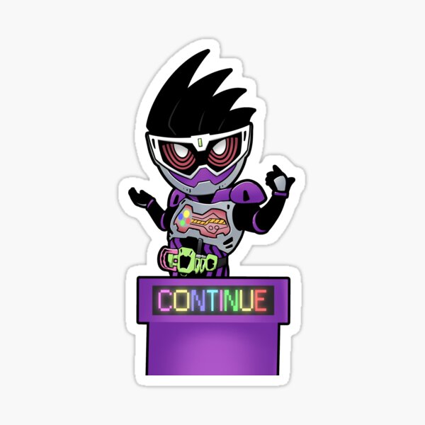 Kamen Rider Genm Continue Sticker