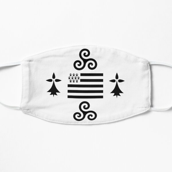 100% breton Masque sans plis