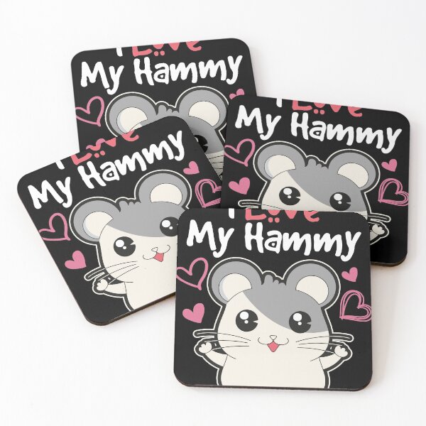Item preview, Love Hamsters I Love My Hammy Fun Gift Design Idea product designed and sold by Lisbob.
