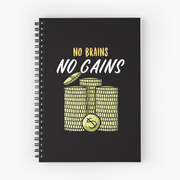 Item preview, No Brains No Gains  designed and sold by liftdesign.