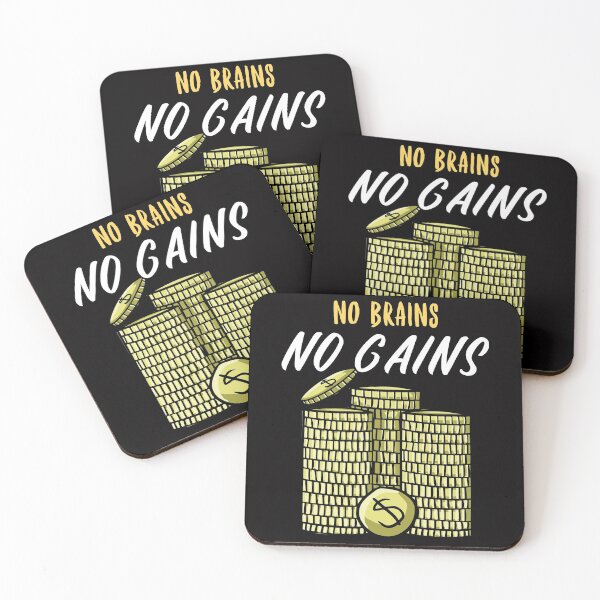 Item preview, No Brains No Gains  designed and sold by liftdesign.