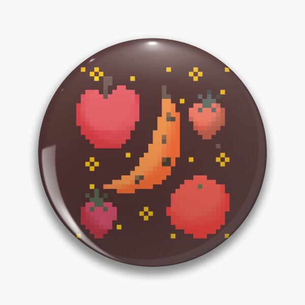 Item preview, Fruit pixel art designed and sold by Lorajean Gudmundsen.