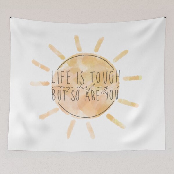 Item preview, life is tough my darling designed and sold by cassidyjane.