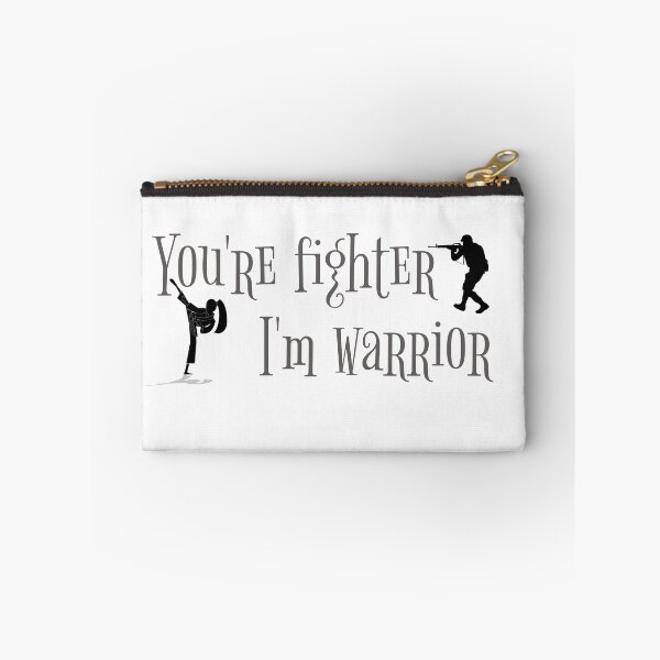 Item preview, beautiful and pretty expression "Yu're fighter i'm warrior" for gift and for ceremony and holiday designed and sold by aromed2002.