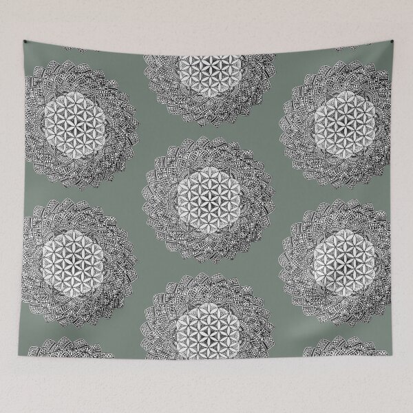 Item preview, Hand-drawn mandala, flower of life designed and sold by Augras-art.