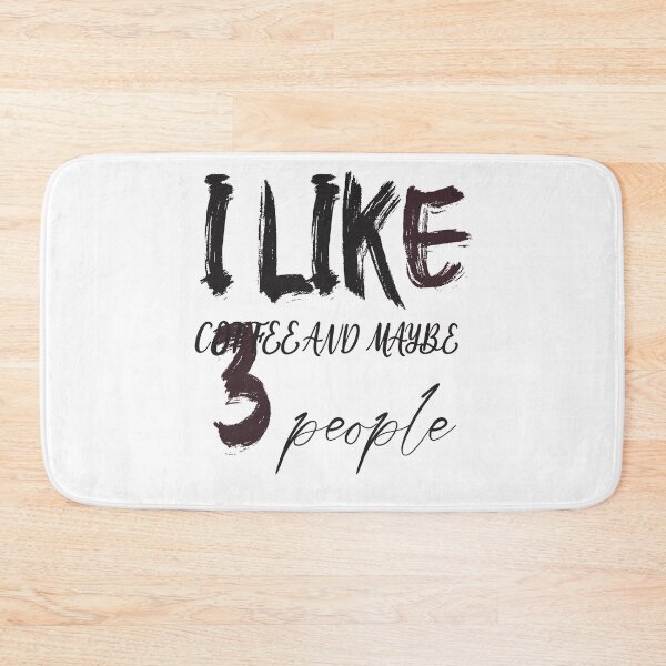 Item preview, i like coffee and maybe 3 people  designed and sold by MORADRIF.