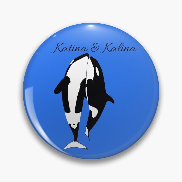 Item preview, KATINA and KALINA the killer whales designed and sold by Animaldesigns24.