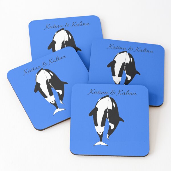 Item preview, KATINA and KALINA the killer whales designed and sold by Animaldesigns24.