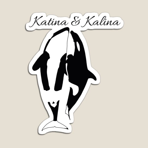 Item preview, KATINA and KALINA the killer whales designed and sold by Animaldesigns24.