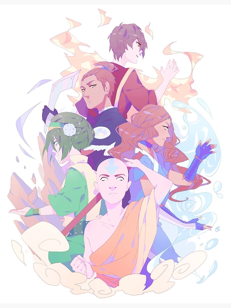 "ATLA" Art Print by Vonnabeee | Redbubble