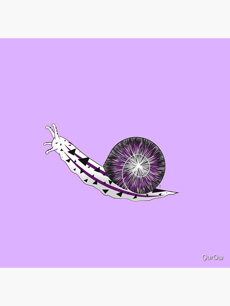 Demisexual pride flag snail by Qur0w