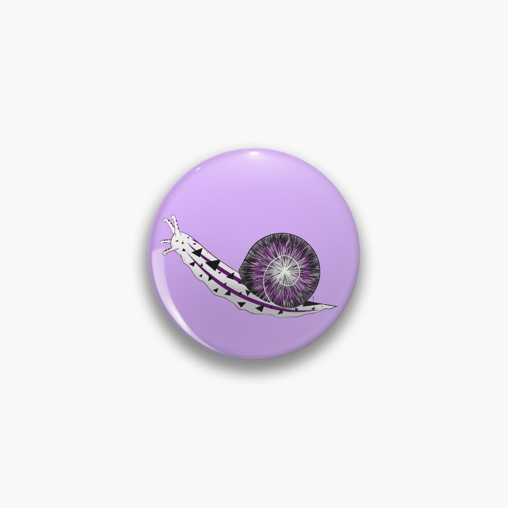 Demisexual pride flag snail Pin