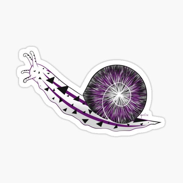 Demisexual Pride Snail Sticker
