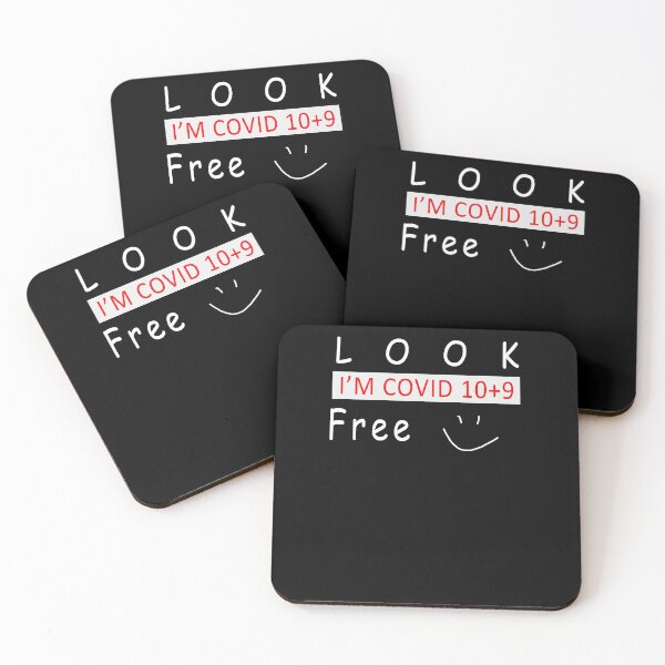 Item preview, Look I'm Covid 19 free designed and sold by kamilu.