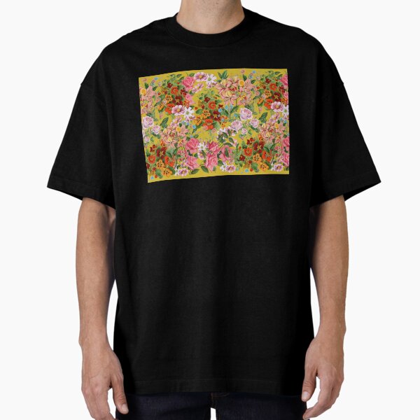 Vista previa del artículo con la obra «Patrón floral sobre fondo amarillo », diseñado y vendido por MariaMarinova.