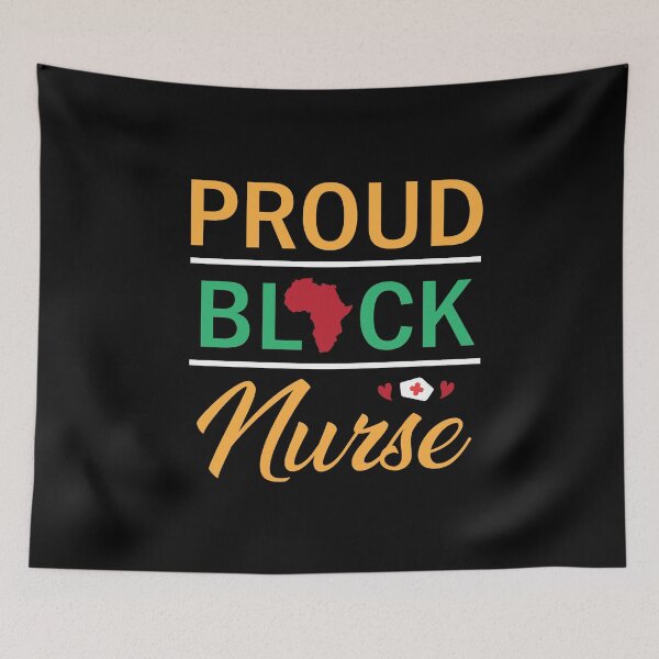 Item preview, Proud Black Nurse designed and sold by Merch By ika.